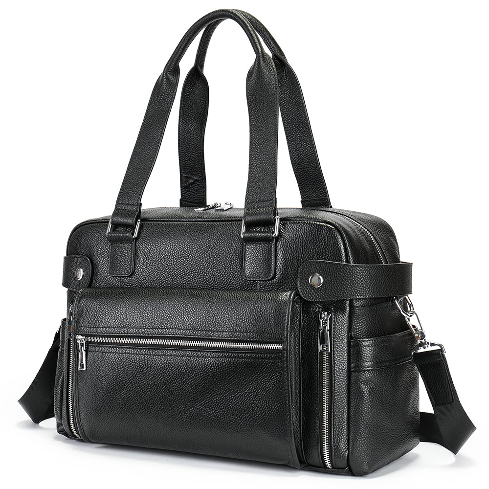 Genuine Leather Travel Bag - Tsuru.uk