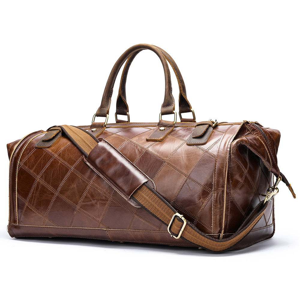 Premium Leather Travel Bag - Tsuru.uk