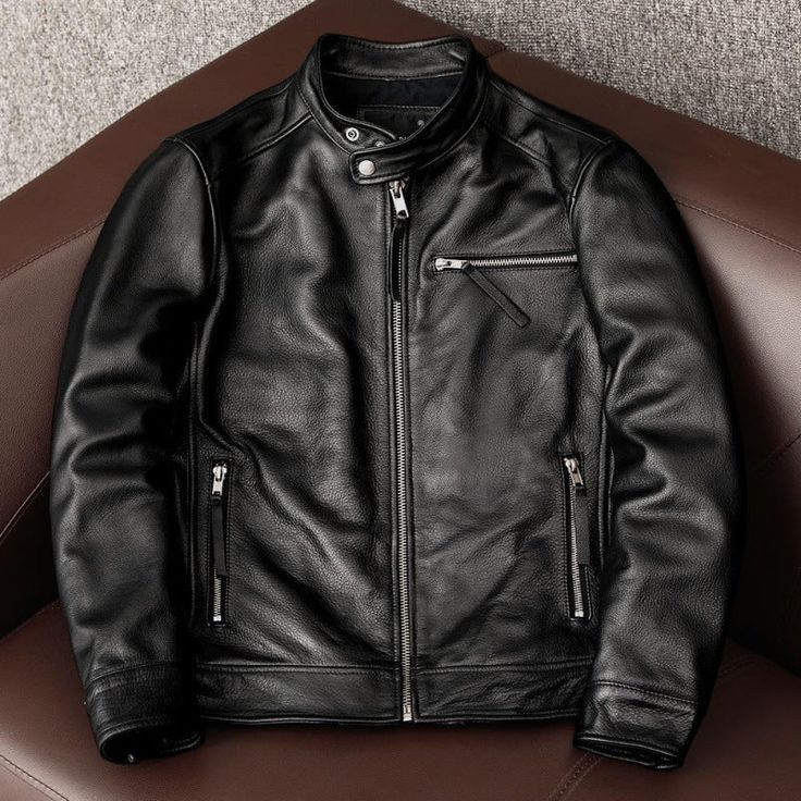 Men's Biker Jacket (100% Real Leather)