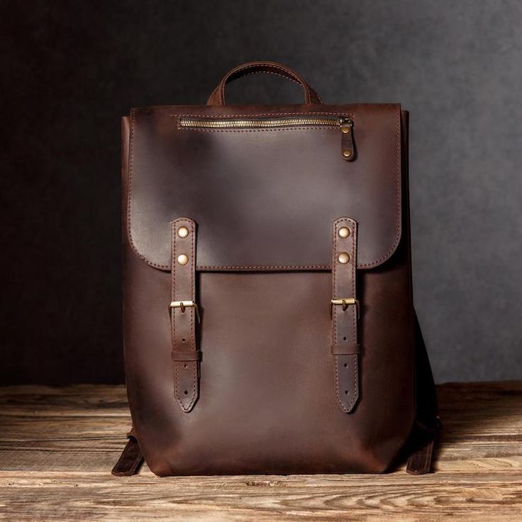 Men's Leather Backpack