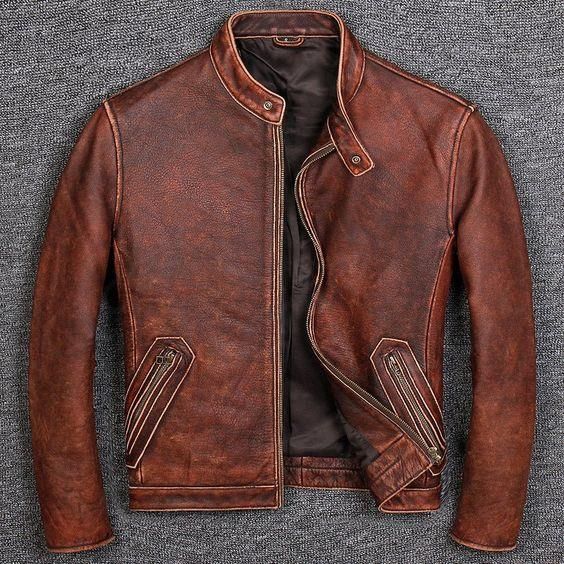 Men's Leather Jackets (100% Real Leather)
