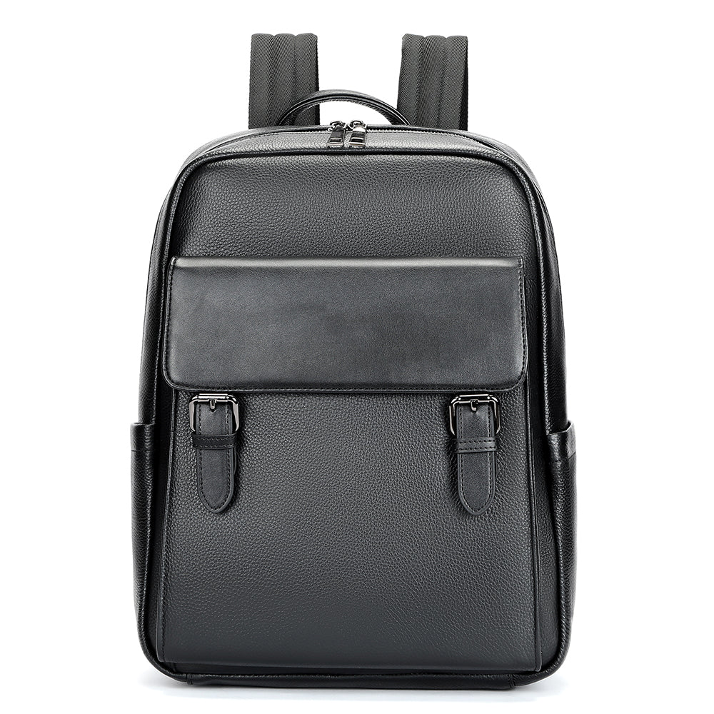 Special Leather Black Backpack - Tsuru.uk