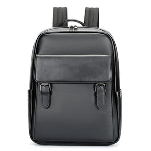 Special Leather Black Backpack - Tsuru.uk