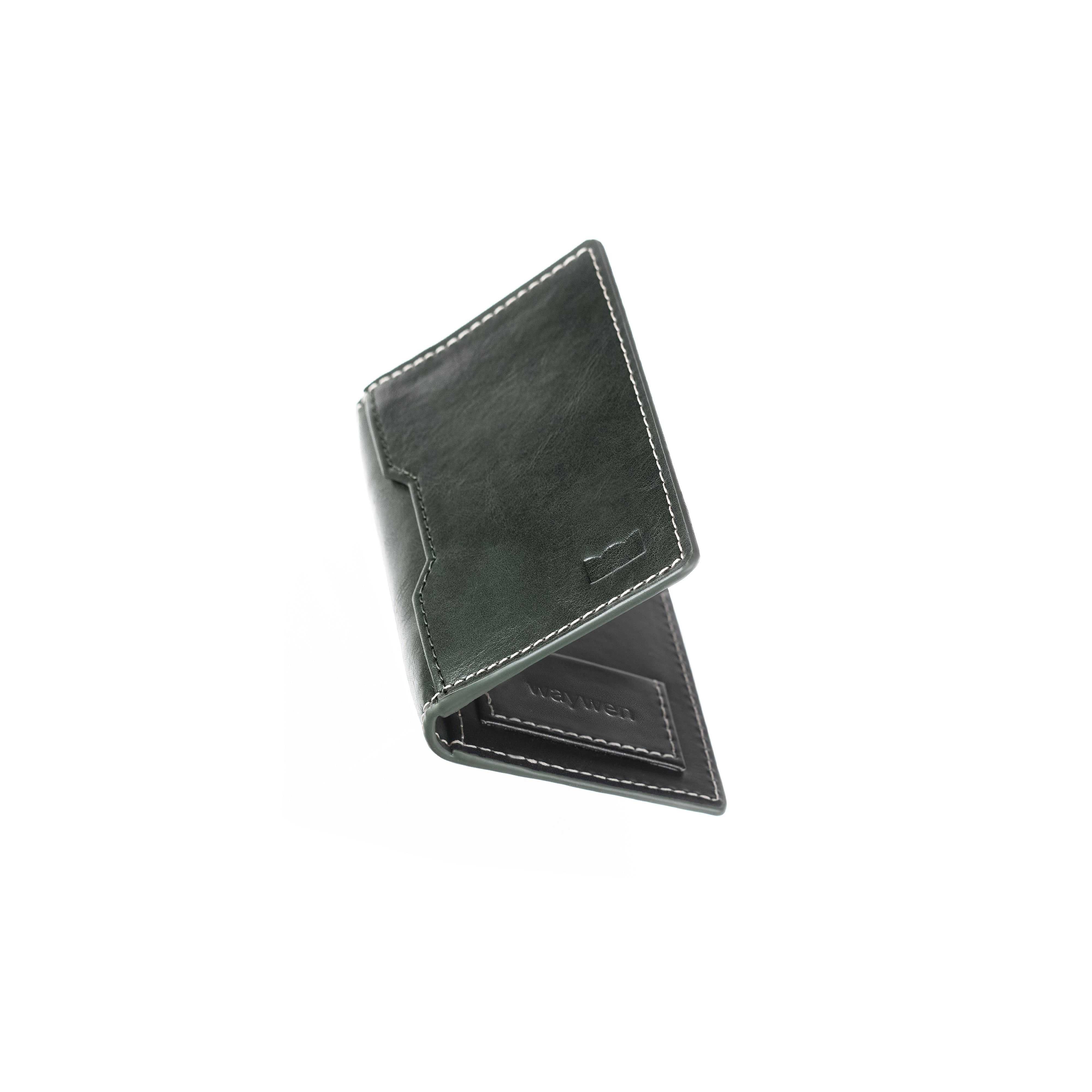 Dark Forest Compact Wallet- Sleek, Practical Leather Wallet for Men